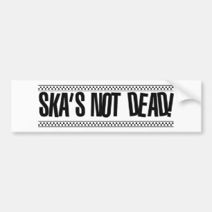Autocollant De Voiture Ska non mort !