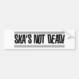Autocollant De Voiture Ska non mort !