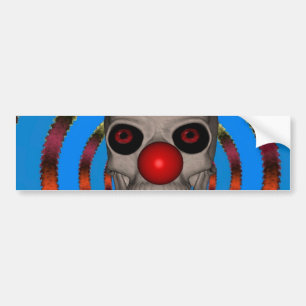 Autocollant De Voiture Skeleton Clown