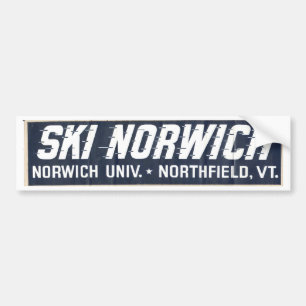 Autocollant De Voiture ski Norwich