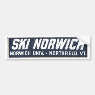 Autocollant De Voiture ski Norwich