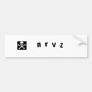 Autocollant De Voiture skull2, n r v z