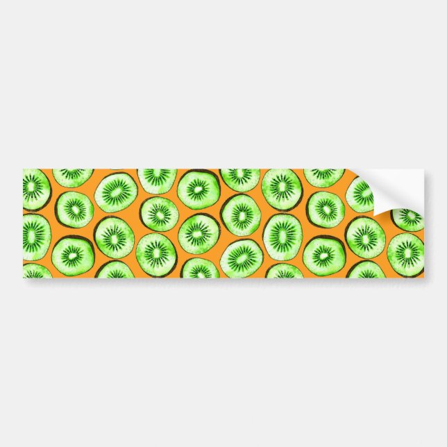 Autocollant De Voiture Slices Kiwi (Devant)