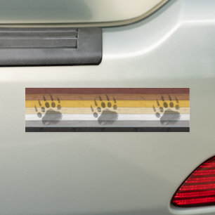 Autocollant De Voiture SlipperyJoe's artistique Ours Bois cadeaux gay Bea