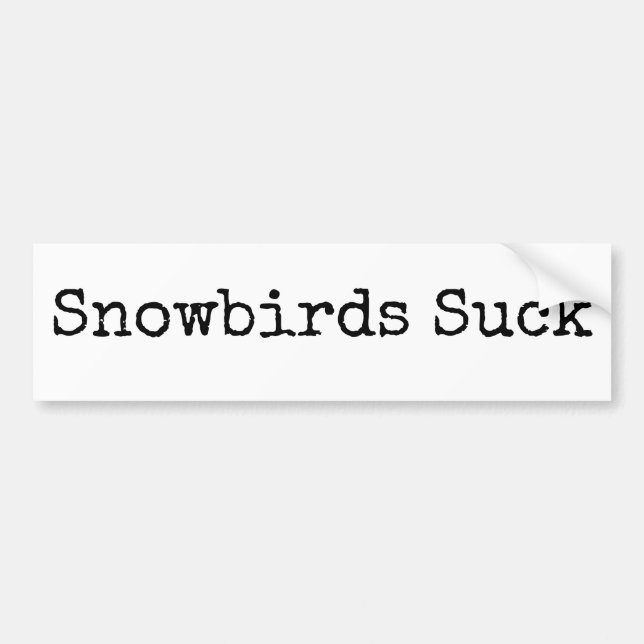 Autocollant De Voiture Snowbirds (Devant)