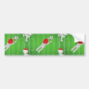 Autocollant De Voiture soccer père Noël