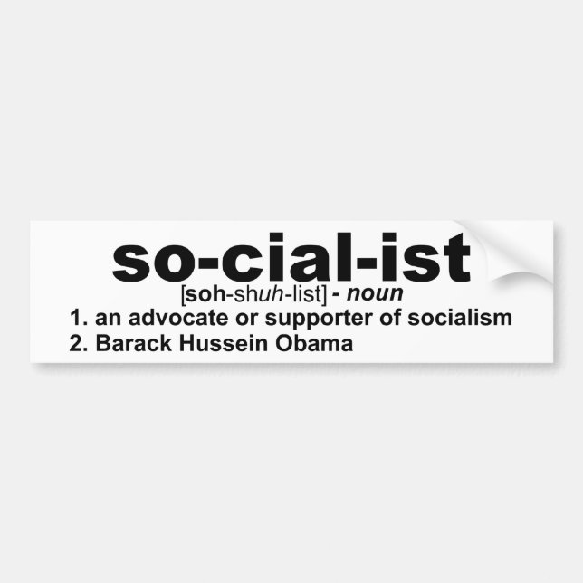 Autocollant De Voiture Socialiste (Devant)