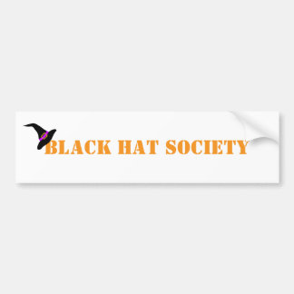 Autocollant De Voiture Société Black Hat Halloween
