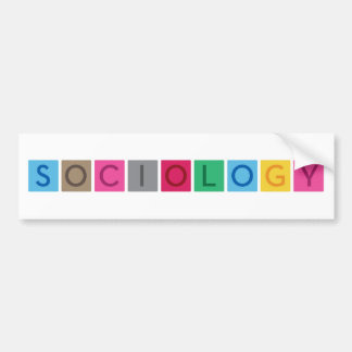 Autocollant De Voiture Sociologie