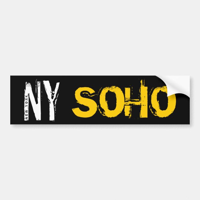 Autocollant De Voiture SOHO de New York (Devant)