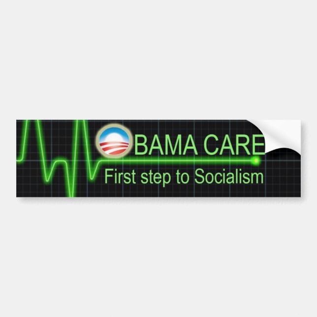 Autocollant De Voiture Soin d'Obama (Devant)