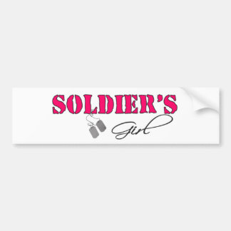 Autocollant De Voiture SoldiersGirl