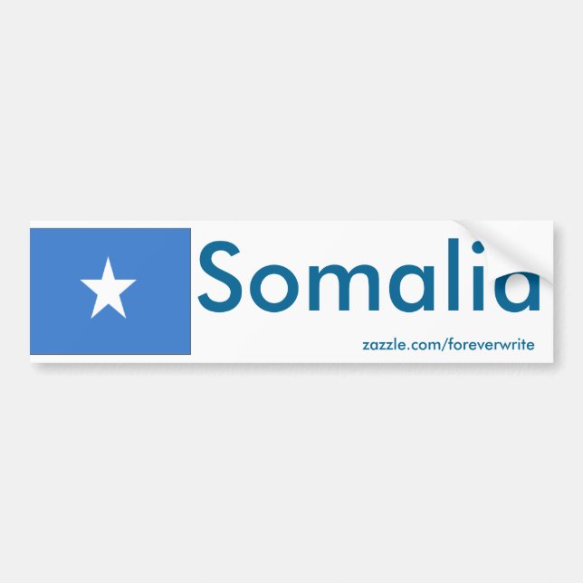 Autocollant De Voiture Somalie (Devant)