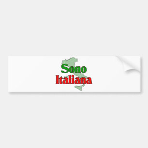 Autocollant De Voiture Sono Italiana
