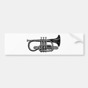Autocollant De Voiture Soufflez votre klaxon : Instrument de musique