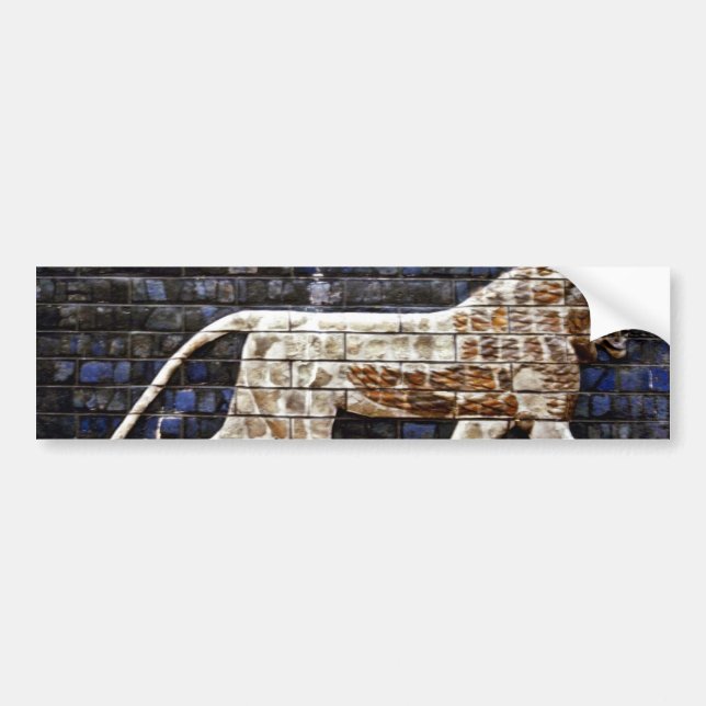 Autocollant De Voiture Soulagement de Bas, porte de lion d'Ishtar - (Devant)