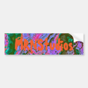 Autocollant De Voiture Sour Marble  Bumper Sticker