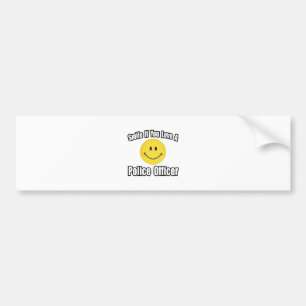Autocollant De Voiture Souriez si vous aimez un policier