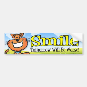 Autocollant De Voiture Sourire