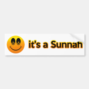 Autocollant De Voiture Sourire c'est un Sunnah