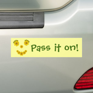 Autocollant De Voiture Sourire de butoir