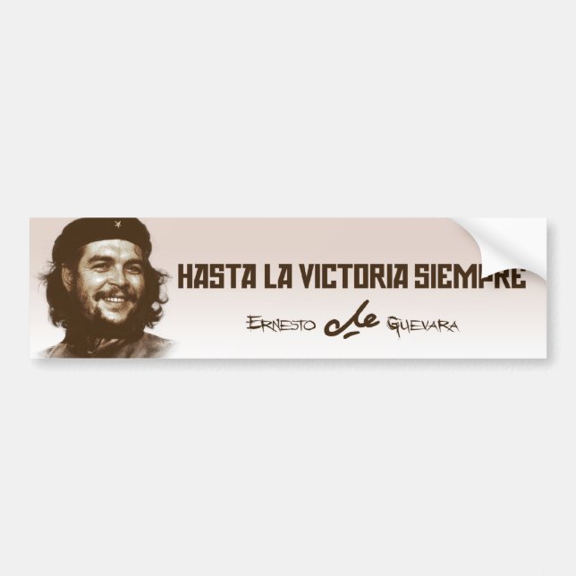 Autocollant De Voiture Sourire d'Ernesto Che Guevara (Devant)