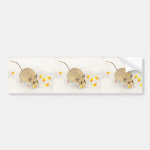 Autocollant De Voiture Souris avec Cornes à bonbons