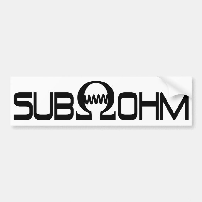 Autocollant De Voiture Sous adhésif pour pare-chocs d'ohm (Devant)