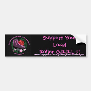 Autocollant De Voiture Soutenez votre rouleau local G.R….