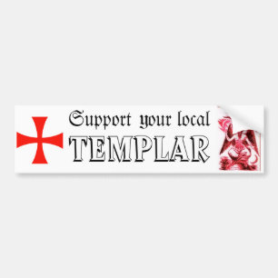 Autocollant De Voiture Soutenez votre Templar local