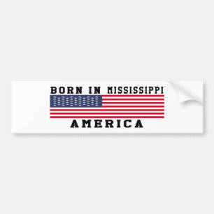 Autocollant De Voiture Soutenu au Mississippi