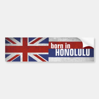 Autocollant De Voiture Soutenu dans l'adhésif pour pare-chocs de Honolulu