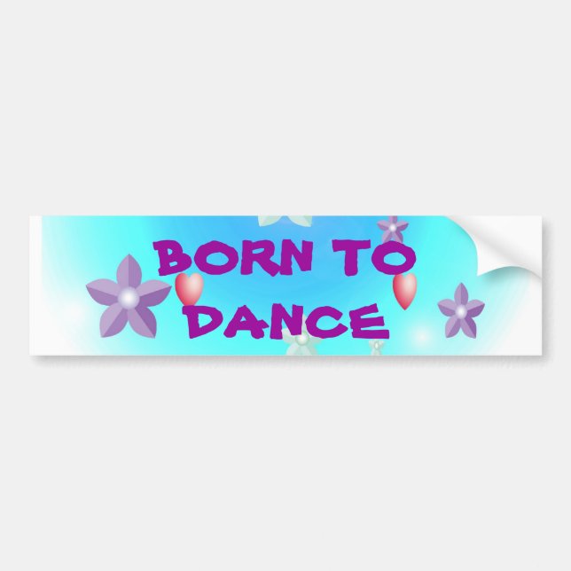 Autocollant De Voiture Soutenu pour danser TODANCE SOUTENU (Devant)