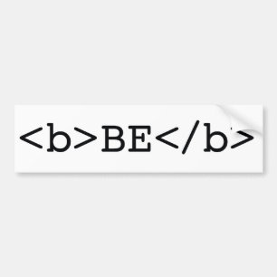 Autocollant De Voiture SOYEZ adhésif pour pare-chocs AUDACIEUX de HTML