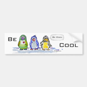 Autocollant De Voiture Soyez adhésif pour pare-chocs frais de pingouins