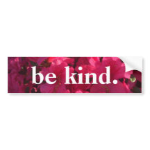 soyez aimable - bumpersticker floral