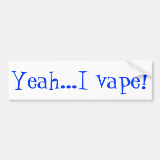 Autocollant De Voiture Soyez fier de votre vape et laissez d'autres