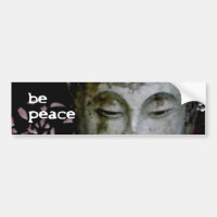 "Soyez la paix" Bouddha serein (noir/blanc)