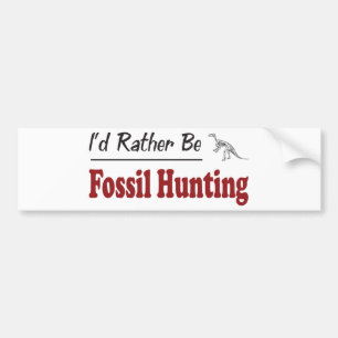 Autocollant De Voiture Soyez plutôt chasse fossile