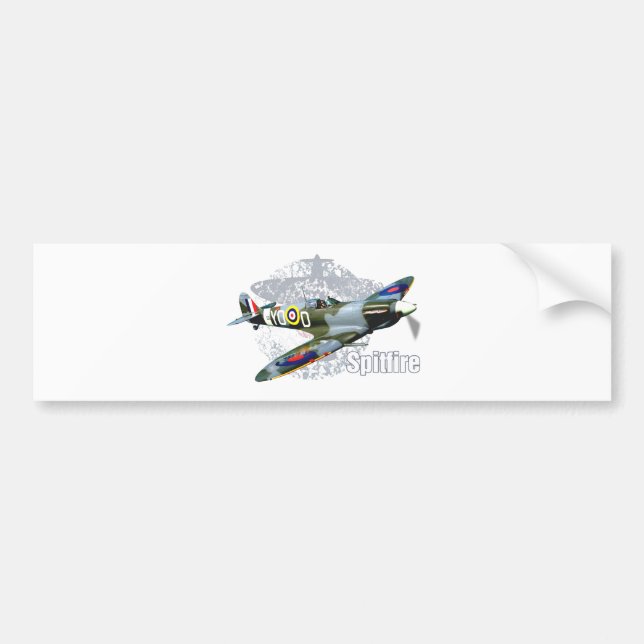 Autocollant De Voiture Spitfire Supermarine (Devant)