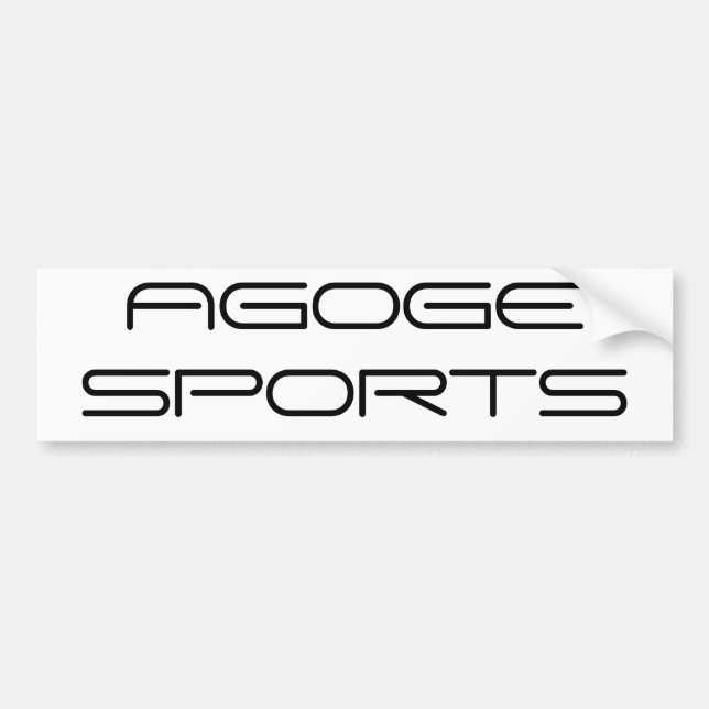 AUTOCOLLANT DE VOITURE SPORTS D'AGOGE (Devant)