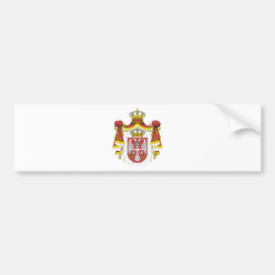 Autocollant De Voiture Srbija Grb - Veliki/manteau des bras serbe - grand