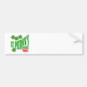 Autocollant De Voiture St Patrick's Irish Canadian