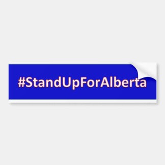 Autocollant De Voiture #StandUpForAlberta