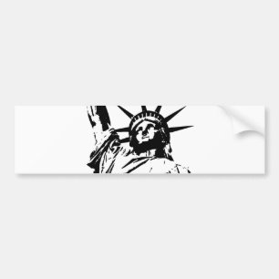 Autocollant De Voiture Statue de la Liberté