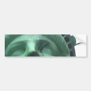 Autocollant De Voiture Statue de la Liberté Effet du pétrole