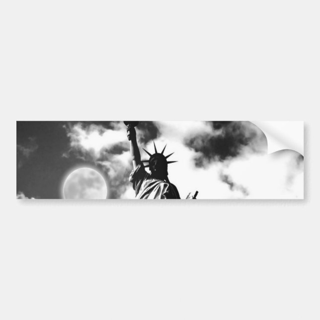 Autocollant De Voiture Statue de la Liberté New York (Devant)