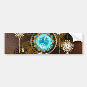 Autocollant De Voiture Steampunk Rusty Background
