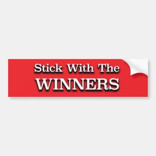 Autocollant De Voiture Stick Avec Le Slogan De Récupération Des Gagnants