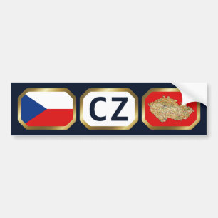 Autocollant De Voiture Stick de pare-chocs de code de la carte du drapeau